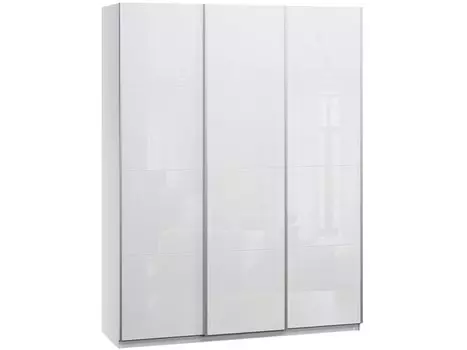 Шкаф-купе Итан-3-180-230 Glass Triple Белый