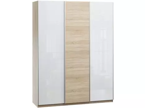 Шкаф-купе Итан-3-180-230 Glass Sand