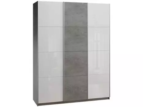 Шкаф-купе Итан-3-180-230 Glass Grey