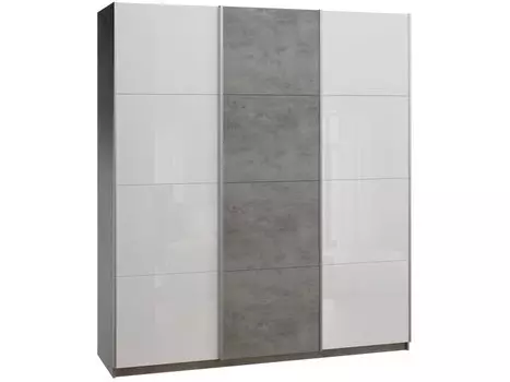Шкаф-купе Итан-3-210-230 Glass Grey