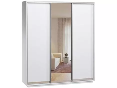 Шкаф-купе Мюнхен-3-210-220 White