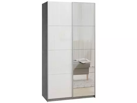 Шкаф-купе Орест-2-120-230 Glass Бетон