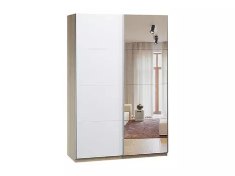 Шкаф-купе Орест-2-160-230 Дуб Сонома/Белый