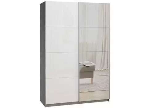 Шкаф-купе Орест-2-160-230 Glass Бетон