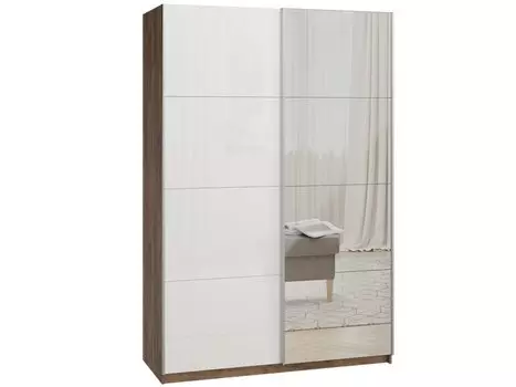 Шкаф-купе Орест-2-160-230 Glass Дуб Табачный