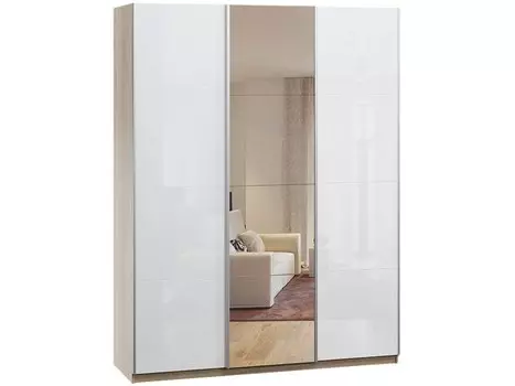 Шкаф-купе Орест-3-180-230 Glass Дуб Сонома