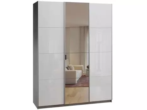 Шкаф-купе Орест-3-180-230 Glass Бетон