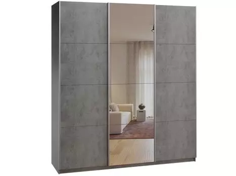 Шкаф-купе Орест-3-210-230 Бетон