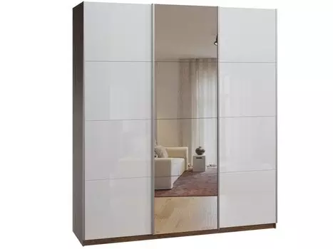 Шкаф-купе Орест-3-210-230 Glass Дуб Табачный