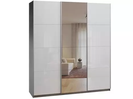 Шкаф-купе Орест-3-210-230 Glass Бетон