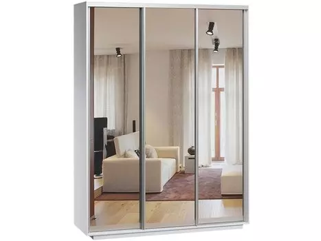 Шкаф-купе Орлеан-3-180-220 White