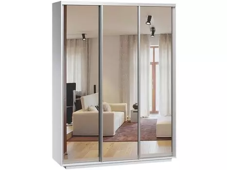 Шкаф-купе Орлеан-3-180-240 Белый