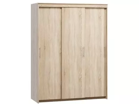 Шкаф-купе Тебар-3-150-200 Дуб Сонома без зеркал