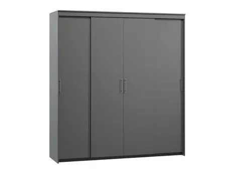 Шкаф-купе Тебар-4-220-230 Графит без зеркал