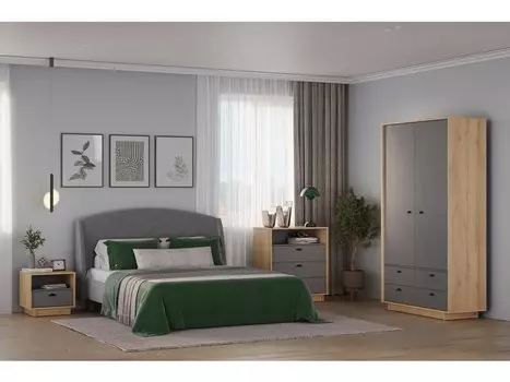 Спальня модульная Айрин-1 Grey