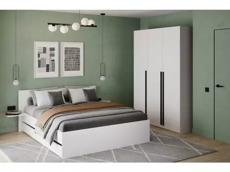 Спальня модульная Кимбол-5 White