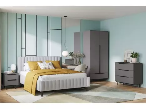 Спальня модульная Квелен-1 Grey