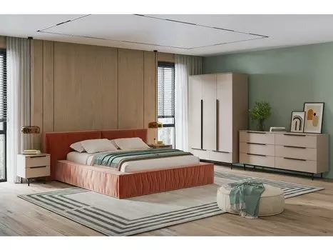 Спальня модульная Квелен-2 Latte