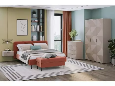 Спальня модульная Шелтон-1 Latte