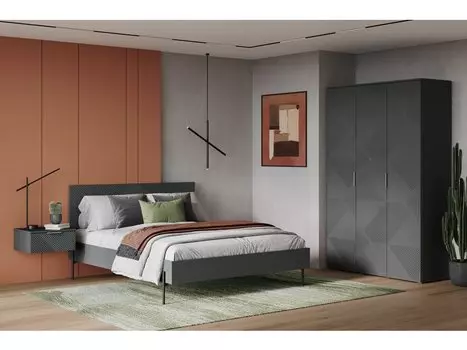 Спальня модульная Шелтон-2 Grafit