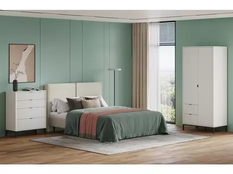 Спальня модульная Трейвис-3 Milk