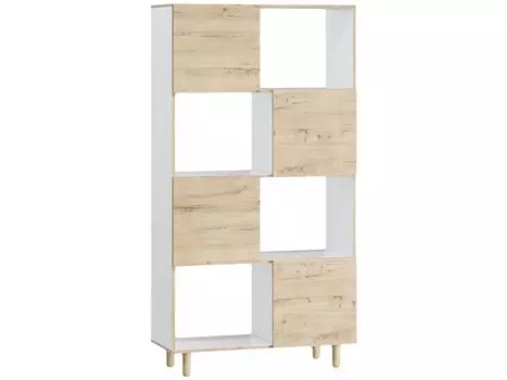 Стеллаж Аргос-2 Белый/Дуб Ирландский