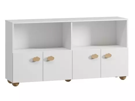 Стеллаж детский Тесси-3 White