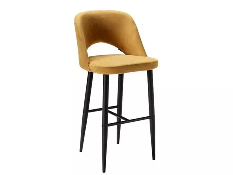 Стул барный Ларс-3 Velvet Yellow