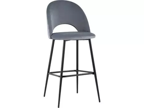 Стул барный Меган Velvet Grey