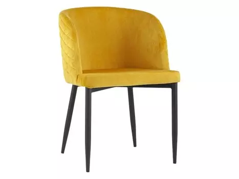 Стул Эмбер Velvet Yellow
