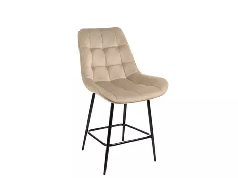 Стул полубарный Флекс-1 Velvet Beige