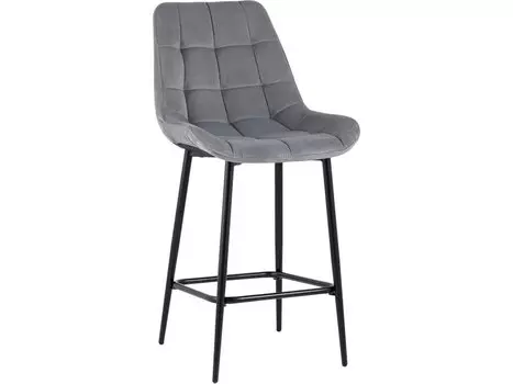 Стул полубарный Флекс Velvet Grey