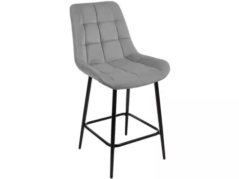 Стул полубарный Флекс Velvet Grey