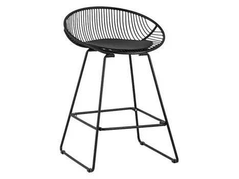 Стул полубарный Уфо Black
