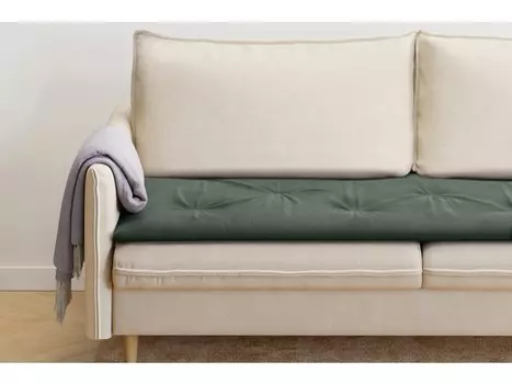 Топпер для дивана Оквилл S Velvet Olive