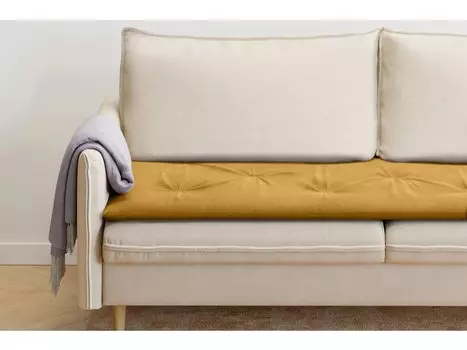 Топпер для дивана Оквилл S Velvet Yellow