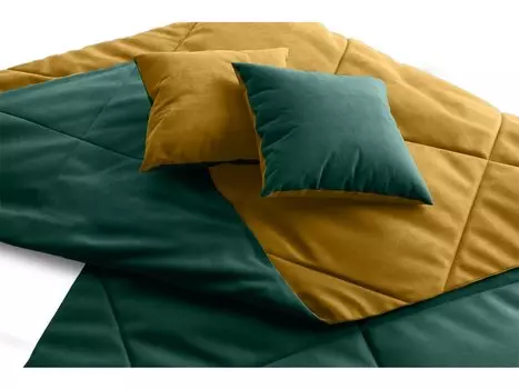 Топпер для дивана Сони 1-XL Bathat Yellow-Emerald