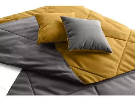 Топпер для дивана Сони 1-XL Bathat Yellow-Grey