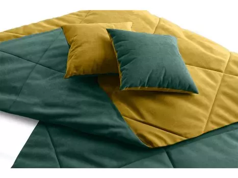 Топпер для дивана Сони 1-XL Happy Yellow-Emerald