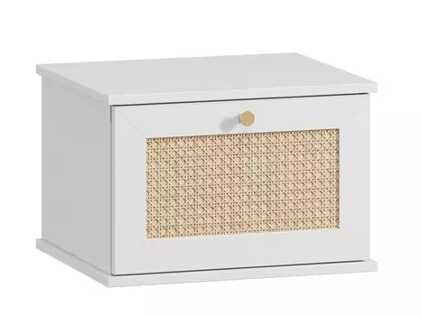 Тумба прикроватная подвесная Алвис-1 White