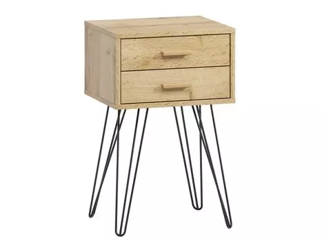 Тумба прикроватная Ивейн-6 Iron Double Wood Simple
