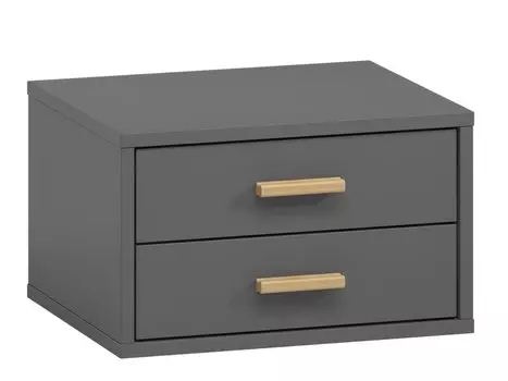 Тумба прикроватная подвесная Ивейн-9 Grey Double