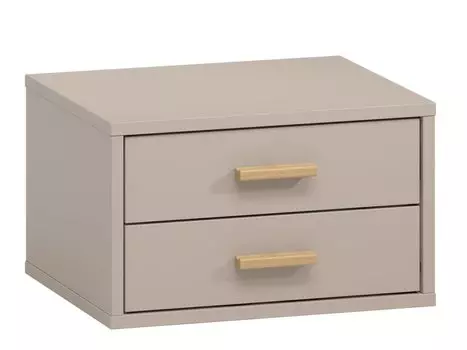 Тумба прикроватная подвесная Ивейн-9 Latte Double