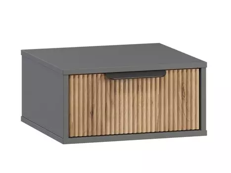 Тумба прикроватная подвесная Леванте-2 Grey