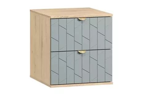 Тумба прикроватная Монблан-1 Angle Mentol