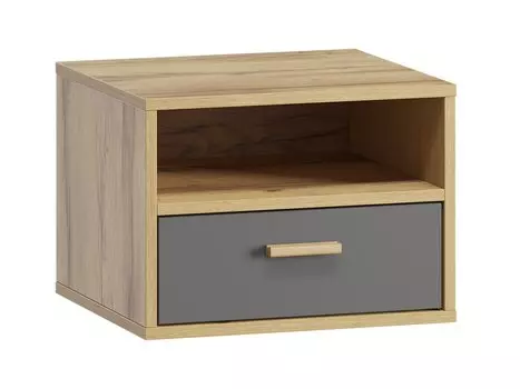 Тумба прикроватная подвесная Нордик-2 Wood Grey