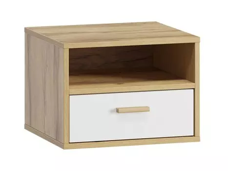 Тумба прикроватная подвесная Нордик-2 Wood White