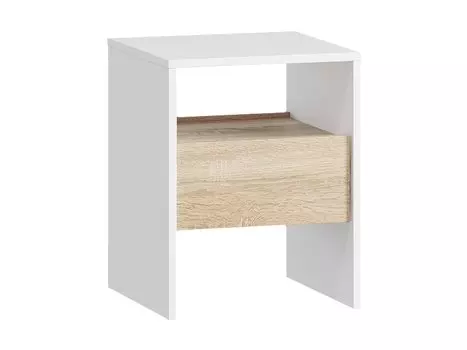 Тумба прикроватная Саксан White