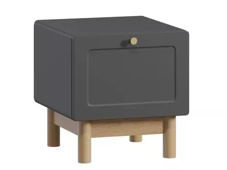 Тумба прикроватная Виклу-1 Grafit Oak