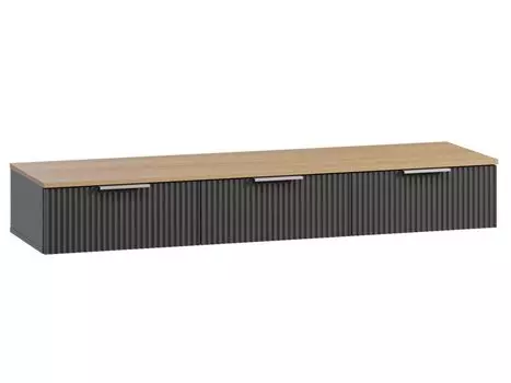 ТВ-тумба подвесная Енссон-1 Grafit Oak